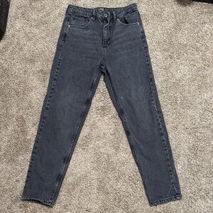 BDG Mom Jeans in Black Gray Wash Waist 28 Length 32